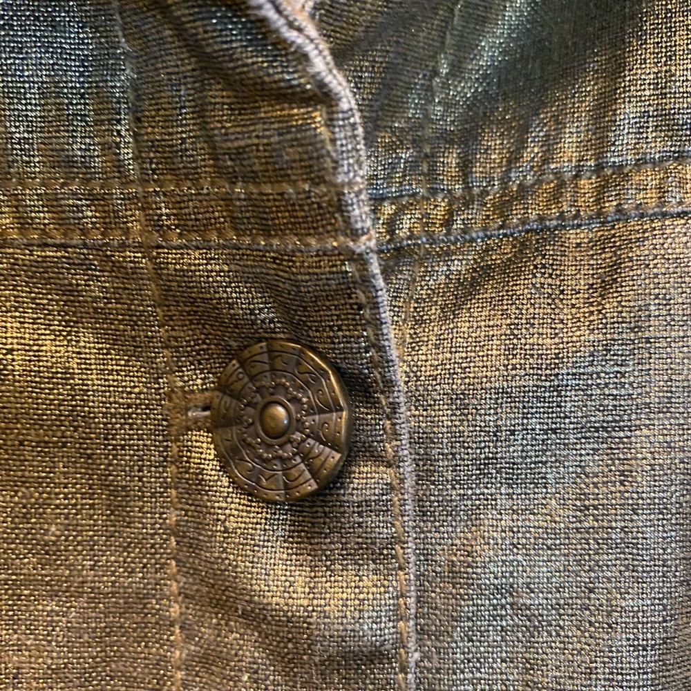 Chico's Gold Metallic Jacket ❤️ - Picture 5 of 5